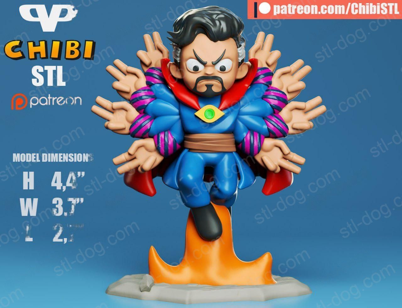 奇异博士(Dr. Strange) 3D打印图纸